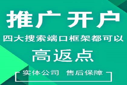 某知名企业网络推广开户经验谈